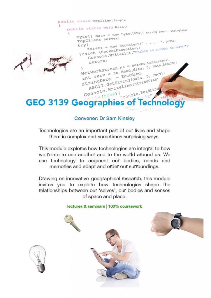 Geographies of Technology poster